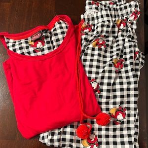 Cool Santa Christmas holiday pajamas